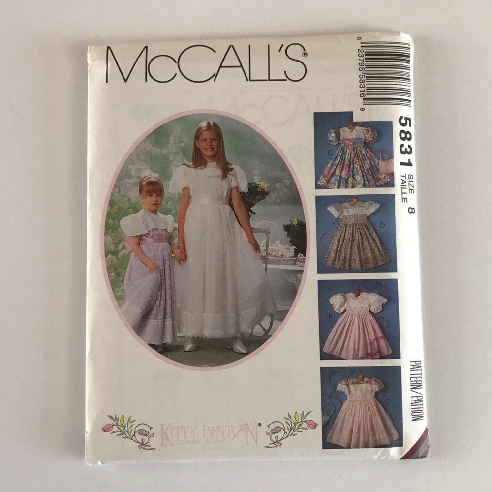 🧵3for12🧵 VTG McCall’s Pattern 5831 Child’s Dress